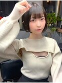 ミニボブ　大人可愛い　カット　ストレートボブ　髪質改善