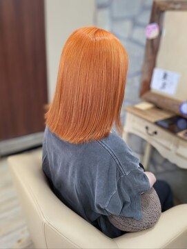 アナザースカイ (another sky) ☆オレンジカラー/夏カラー/ブリーチカラー 10代20代