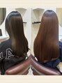 ジーナ 北千住ミルディス通り(Zina)&nbsp;乾かしただけでこの艶感。髪質改善縮毛矯正オススメです！