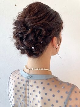 バンカ プラスエヌ(BANCA+n)の写真/【近江八幡駅5分】女子会やパーティ、結婚式など大切な日のヘアセットはここで決まり！似合わせアレンジ★