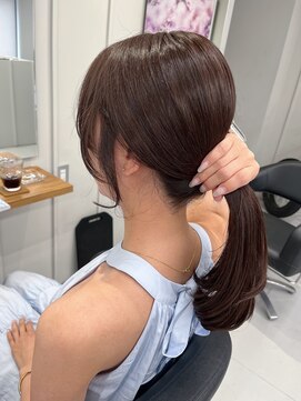 バルベストーキョーサウス(BARBES TOKYO SOUTH) まとめ髪が可愛くなる“顔周りカット”【RISA】