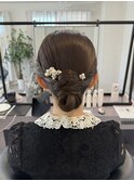 シニヨンアレンジ