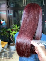 ジル アンク(Jill ankh)&nbsp;《Jillankh 姫路駅前》レッドカラー　ダブルカラー　艶髪