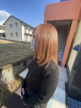 ラッコのおひるね ブリーチありミルクティーベージュ