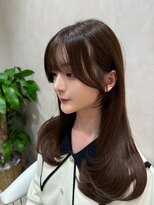 ロンド リリー 銀座(Lond Lily)&nbsp;◎イメチェン外ハネボブ美髪×ブリーチなしレイヤー韓国/韓国