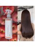 【頭皮&髪質改善】カット+ケアカラー+頭浸浴+りんご幹細胞SPA+高濃度りんごTR