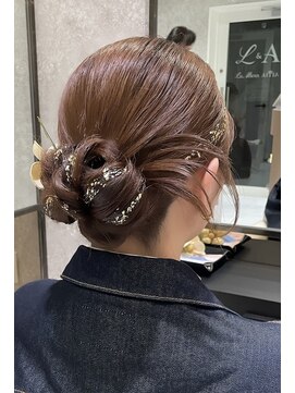 ルミュドゥプレシャス(LEMIEUX de precious) カチモリ×金箔アレンジ