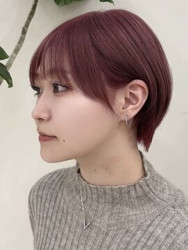 ビュー フクオカ(VIEW FUKUOKA) 似合わせショートカット×ラベンダーピンクカラー