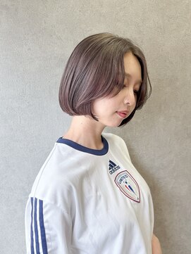 ヘルツ(Hz) 【Hz】伊藤　オリーブグレージュ＊タッセルボブ