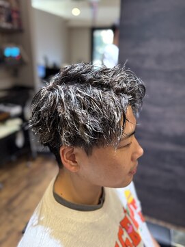 エクファフォーメン(EX-FA FOR MEN) サーフカール/スパイキーショート/ブルーブラック/瀬田