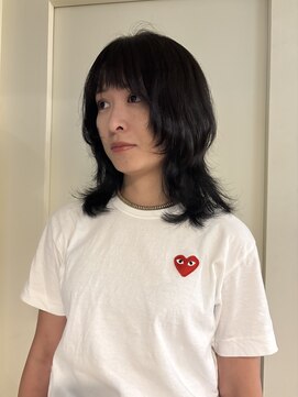 エクテ(ecouter) ミディアムレイヤー＊ゆるふわパーマ