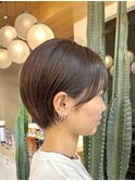 ★コンパクト丸みショートヘア!顔まわりが禿げない!横浜