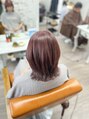 ウイングハーツ 石岡店(WING HEART'S) ミディアム髪質改善カラー/ケアをしながらカラーが、出来ます!