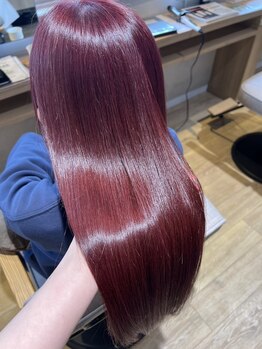 【話題の高濃度水素ケア】続けるほど違いを実感！「高濃度水素カラー＆トリートメント」でツヤめく美髪に♪