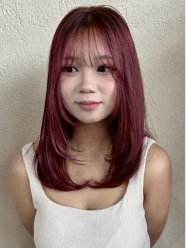 コルク バイ マグ 松本駅前(COLK by Mag) 冬映え◎大人可愛いミディアムレイヤー×小顔くびれヘア