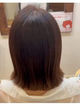 アミエ 大和店(ami e) シルキーコース+カラー+カット・髪質改善・縮毛矯正・白髪染め