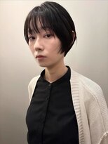 サンプラス(san+)&nbsp;【柏原良亮】ブラック×ニュアンスショート