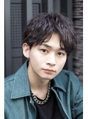 渋谷美容室ウルフスパイラルメンズカットパーマk