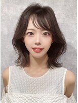 ミリバイアフロート(MIRI by AFLOAT) 【立松佳祐】韓国レイヤー 顔周りカット グレージュ 30代