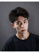 メンズリュール 心斎橋(Men's Lueur.) サーフカール ツイストスパイラル ツイスパ ラウンドマッシュ
