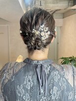 サンルーム(SUN room) ゆるふわボブアレンジシニヨン大人可愛いお呼ばれヘア