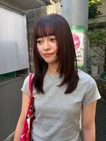 ケイトテイラー(KATETAYLOR)&nbsp;ワイドバングレイヤーカットワインレッド