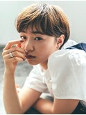 暗めカラー/レイヤーカット/くすみベージュ/ボブ/新宿