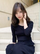 ミッシェル アフロート(michelle afloat)&nbsp;◇髪質改善カラーでツヤ感シースルーグレージュ◇目黒