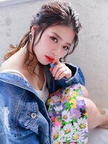 ラックスビー 鹿児島店(LUXBE)&nbsp;ニュアンス３Dメッシュ×ポニー【LUXBE　鹿児島店】