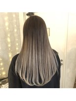 ヘアールーム グリン(Hair room GRin) バレイヤージュ　ハイライト　ブリーチ　ダブルカラー　カラー