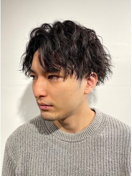 ミモザワークス(Mimosa Works) ウェーブツイスパのセンターパート