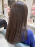【高明度グレイカラー】カット+脱白髪染めカラー