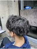 1ヶ月後でもこの動き！波パーマ！