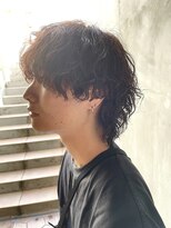 アッシュ 下丸子店(Ash) 波巻きパーマツイストスパイラルパーマメンズマッシュウルフ
