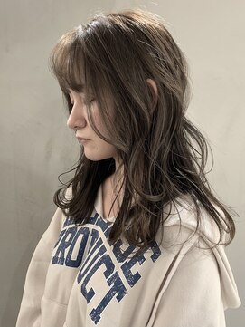 オリンテ バイ レシッド 表参道(orente by rcid) 大人ガーリー♪小顔レイヤーロング髪質改善ミルクティーアッシュ