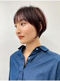 【長谷川】シースルーバングショートボブ