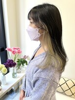 リル(re'll)&nbsp;《花屋併設》インナーカラー［酸性ストレート/ヘアセット］