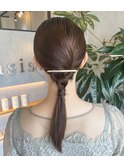 タイトヘアアレンジ