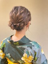 スーパーカット 元町店(SUPER CUT)&nbsp;浴衣ヘアアレンジ　まとめスタイル