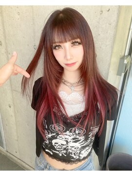 ガルボ ヘアー(garbo hair) レイヤースタイル10代20代30代顔まわりレイヤー韓国風レイヤー