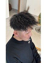 ブランチオム 宇佐店(branch homme)&nbsp;【ツイストパーマ】フェードジェットモヒ