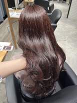 リーオオサカ(Lee Osaka) ダークチェリーレッドカラー/かれん