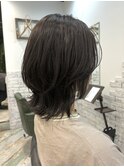 ☆小顔効果カット インナーカラー グレーベージュ 髪質改善 韓国