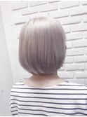 ホワイトカラー/切りっぱなしボブ/ミニボブ/池袋