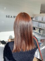 ヘアーデザイン シーベル(HAIR DESIGN SEA BELLE)&nbsp;ブリーチ無し☆ ライトチョコブラウン by谷口