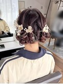 成人式前撮りヘアセット