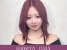 トレンドのワンカールで可愛いレイヤーカット+ケアブリーチ+カラー_￥16500