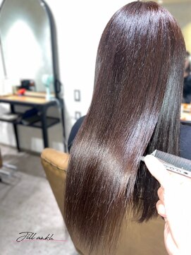 ジル アンク(Jill ankh) 《姫路　Jillankh》ベージュブラウン　髪質改善カラー　艶髪