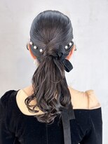 アイティー バイ アルバム 浦和店(IT by ALBUM)&nbsp;ロングおくれ毛美髪前髪カット顔周りレイヤー_ba548821