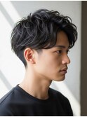 メンズカットパーマ/ニュアンスパーマ/フェザーパーマ[北千住]